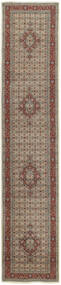 絨毯 ムード Mahi 84X397 廊下 カーペット 茶色/ダークレッド (ウール, ペルシャ/イラン)
