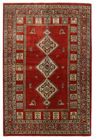 絨毯 ペルシャ Kashkuli 159X240 ダークレッド/茶色 (ウール, ペルシャ/イラン)