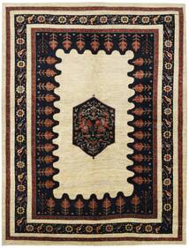 218X286 Kashkuli Rug Modern Black/Orange (Wool, Persia/Iran)