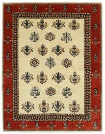 絨毯 ペルシャ Kashkuli 201X257 イエロー/ダークレッド (ウール, ペルシャ/イラン)