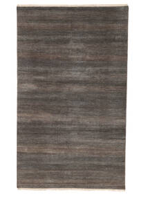 168X277 Grass Rug Modern Black/Brown (Wool, India) Carpetvista