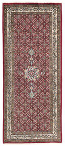 Moud Rug Rug 78X195 Runner
 Dark Red/Brown Wool, Persia/Iran