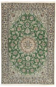 115X176 絨毯 ナイン 9 La オリエンタル ダークグリーン/ダークイエロー (ウール, ペルシャ/イラン)