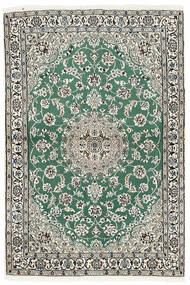  Orientalischer Nain 9 La Teppich 117X174 Dunkelgrün/Grün Wolle, Persien/Iran