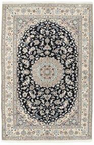 Nain 9 La Teppich 161X240 Schwarz/Beige Wolle, Persien/Iran