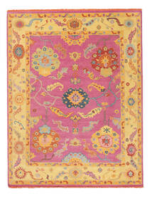 279X358 絨毯 オリエンタル ウサク インド レッド/オレンジ 大きな (ウール, インド) Carpetvista