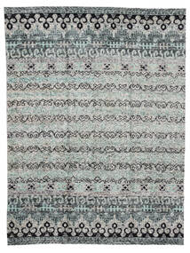  Quito Rug 280X380 Silk Grey/Dark Grey Large Carpetvista