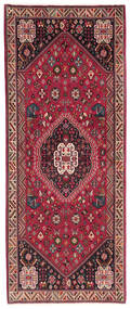 Qashqai Rug 84X205 Runner
 Dark Red/Black Wool, Persia/Iran