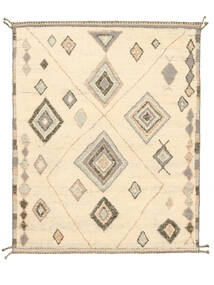 Moroccan Berber - Indo Teppich 244X305 Orange/Beige Wolle, Indien Carpetvista