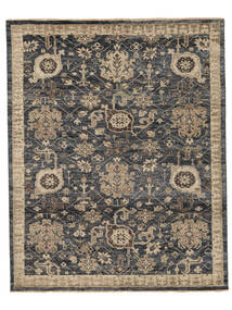  Oriental Oushak Indo Rug 247X306 Brown/Black Wool, India Carpetvista