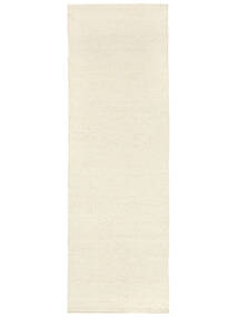  80X250 Small Popcorn Rug - Natural White Wool