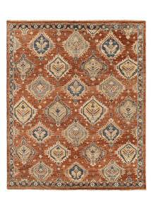 Usak Indisch Teppich 245X297 Braun/Orange Wolle, Indien Carpetvista
