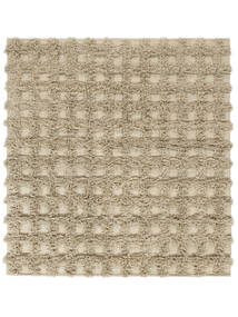 Henrix 240X240 Large Light Brown Square Wool Rug