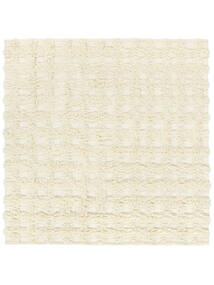  Shaggy Rug Wool 240X240 Henrix Cream White Square Large