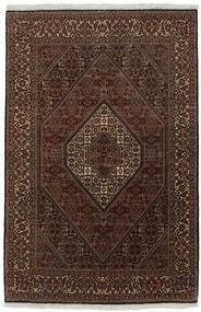 Bidjar Zandjan Teppich 142X215 Schwarz/Braun Wolle, Persien/Iran