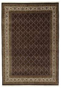  Orientalischer Täbriz Indi Teppich 175X249 Schwarz/Braun Wolle, Indien