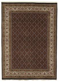  Oriental Tabriz Indi Rug 175X240 Brown/Black Wool, India