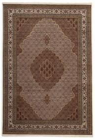  Orientalischer Täbriz Indi Teppich 246X355 Braun/Schwarz Wolle, Indien