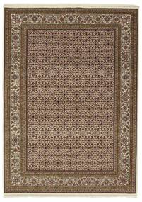 Tabriz Indi Rug 177X245 Brown/Black Wool, India