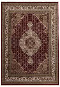  Orientalischer Täbriz Indi Teppich 245X350 Braun/Schwarz Wolle, Indien