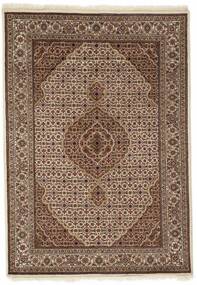 Täbriz Indi Teppich 142X202 Braun/Schwarz Wolle, Indien