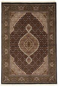 絨毯 オリエンタル タブリーズ Indi 139X204 茶色/ブラック (ウール, インド)
