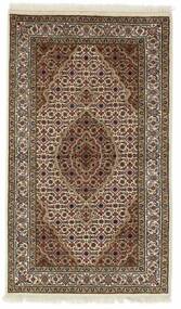  Orientalischer Täbriz Indi Teppich 94X162 Braun/Schwarz Wolle, Indien