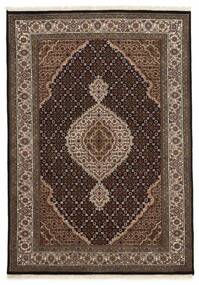絨毯 オリエンタル タブリーズ Indi 141X200 茶色/ブラック (ウール, インド)