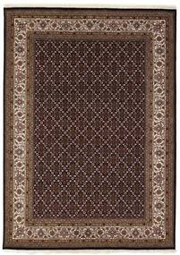 Orientalsk Tabriz Indi Tæppe 173X243 Brun/Sort Uld, Indien