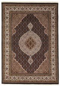 絨毯 オリエンタル タブリーズ Indi 169X240 茶色/ブラック (ウール, インド)