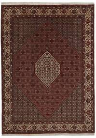 248X350 絨毯 オリエンタル ビジャー Zandjan ブラック/茶色 (ウール, ペルシャ/イラン)
