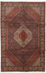 Bidjar Zandjan Teppich 196X308 Braun/Schwarz Wolle, Persien/Iran