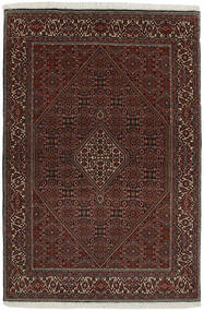 Bidjar Zandjan Teppich 143X211 Schwarz/Braun Wolle, Persien/Iran