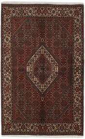 Bidjar Zandjan Teppich 142X221 Schwarz/Braun Wolle, Persien/Iran