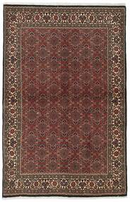 137X213 絨毯 オリエンタル ビジャー Zandjan ブラック/茶色 (ウール, ペルシャ/イラン)