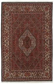  Oriental Bidjar Zandjan Rug 144X216 Black/Brown Wool, Persia/Iran