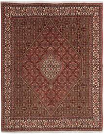  Oriental Bidjar Zandjan Rug 246X305 Black/Dark Red Wool, Persia/Iran