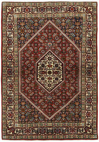 103X147 絨毯 ビジャー Zandjan オリエンタル ブラック/茶色 (ウール, ペルシャ/イラン)