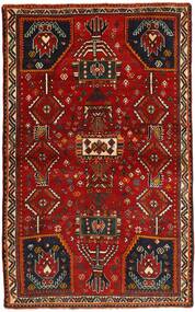  Orientalsk Kashghai Teppe 110X178 Mørk Rød/Svart Ull, Persia/Iran
