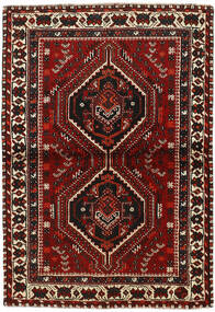  Kashghai Koberec 102X150 Perský Vlněný Černá/Tmavě Červená Malý
