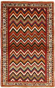  Persischer Kashghai Teppich 98X158 Dunkelrot/Schwarz (Wolle, Persien/Iran)
