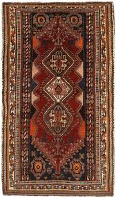 絨毯 オリエンタル Kashghai 156X269 ブラック/茶色 (ウール, ペルシャ/イラン)