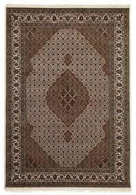 絨毯 タブリーズ Indi 188X273 茶色/ブラック (ウール, インド)