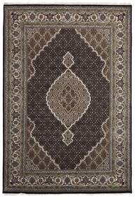 絨毯 オリエンタル タブリーズ Indi 167X245 ブラック/茶色 (ウール, インド)