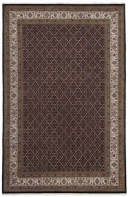 201X306 絨毯 タブリーズ Indi オリエンタル 茶色/ブラック (ウール, インド)