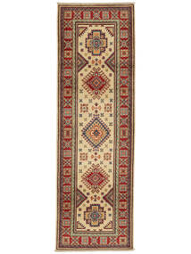 80X254 Kazak Fine Orientalisk Hallmatta Orange/Brun (Ull, Afghanistan) Carpetvista