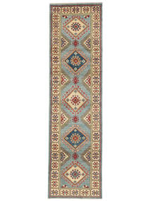 82X301 Kazak Fine Teppich Läufer Braun/Grün Afghanistan Carpetvista