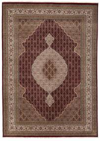 絨毯 オリエンタル タブリーズ Indi 254X354 茶色/ブラック 大きな (ウール, インド)