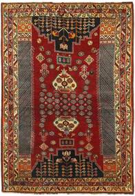 Kashghai Teppich 160X236 Dunkelrot/Schwarz Wolle, Persien/Iran