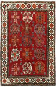  Persialainen Kashghai Matot Matto 161X251 Tummanpunainen/Musta (Villa, Persia/Iran)